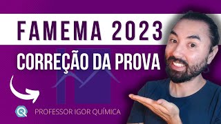 Correção FAMEMA 2023  Química [upl. by Dnalyk50]