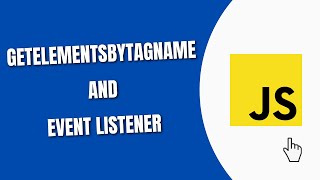 getElementsByTagName Event Listener JavaScript  HowToCodeSchoolcom [upl. by Simonetta]