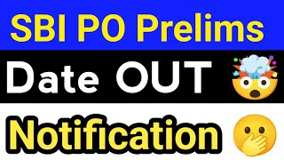 Wow 😲 SBI PO Exam Date OUT 🤩 What About SBI PO Notification 🤯 Youtuber Scam 😲❓❓ [upl. by Cleary]