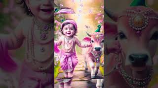 Krishna ji status bhajan krishna shorts shortvideo ytshort krishnastatus kanhaji [upl. by Ardnnek]