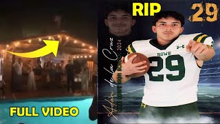 Adan De La Cruz Mcallen Video  Nikki Rowe Football Player Dies In Pool Accident [upl. by Bettencourt513]