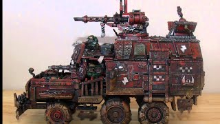 OrksBig Redd Trukk 40k [upl. by Amsirp]