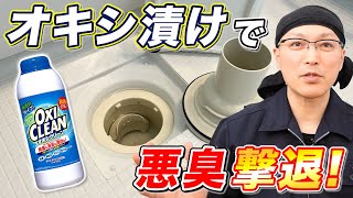 【効きすぎ注意】オキシクリーンでお風呂の排水口の汚れも臭いも根こそぎ落とす方法！ [upl. by Evie213]