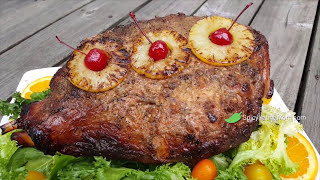 PORK LEG ROAST Mexican Pierna de Cerdo Mechada recipe [upl. by Hevak]