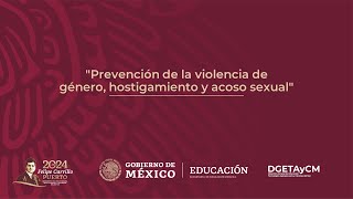 Conferencia Protocolo de prevención del hostigamiento sexual y acoso sexual [upl. by Enigroeg]