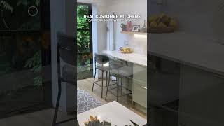 Carrera Matt White amp Sage Modern Kitchen  3780  DIY Kitchens [upl. by Ehlke]