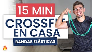 🔥CROSSFIT para PERDER PESO y TONIFICAR  Ejercicios de CrossFit sin material PRINCIPIANTES mujeres [upl. by Arawaj75]