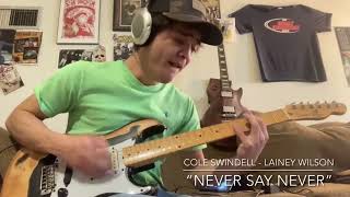 “Never Say Never” Cole Swindell and Lainey Wilson Guitar Cover [upl. by Milissa]