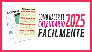 Cómo Crear un Calendario 2025 en CorelDRAW de Forma Fácil y Rápida [upl. by Noiztneb]