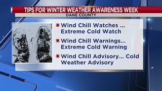 Dane Co officials give tips for winter weather awareness week [upl. by Sivert]