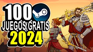 🎮 100 JUEGOS GRATIS que deberías jugar en 2024 🎮 PARTE 1 Juegos Gratis Steam  SauKoz Time [upl. by Enahpad]