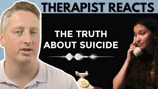 Therapist Reacts RAW to Listening to Strangers’ Real Voicemails About Suicide [upl. by Gavan]