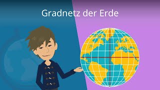 Gradnetz der Erde Koordinaten und mehr  Studyflix [upl. by Akir]