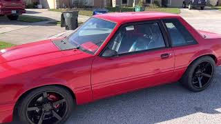 1991 Foxbody Mustang 50 Notchback for sale [upl. by Elsi565]