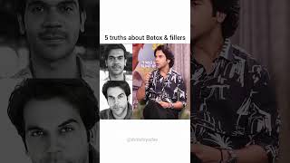 Reality of Botox amp Fillers rajkumarrao botoxcosmetic fillers dermalogicaexpert skincare [upl. by Eissolf]