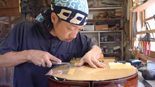 A Japanese craftsman who has dedicated his life to making acoustic guitars アコースティックギター 製作 [upl. by Nash851]