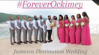 Destination Wedding at Moon Palace Jamaica  Ockimeys  Fork n Fly [upl. by Enelear]