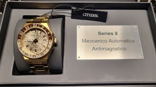 Unboxing Citizen serie 8 GMT 880 Limited Edition quotRoot Beerquot NB603253P [upl. by Hach]