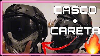 ¿Cómo usar casco y careta para jugar Paintball  Gotcha❗️Opinión y sugerencia personal❗️ [upl. by Ahsini]