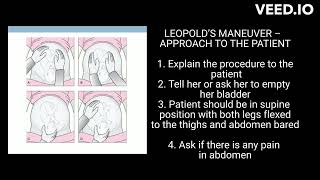 OSCE Abdominal Examination Leopold Maneuver [upl. by Eelram]