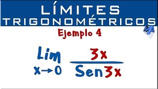 Límites Trigonométricos  Ejemplo 4 [upl. by Nyved910]