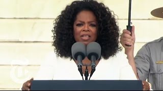 Oprah Winfrey at MLK Commemoration  50th Anniversary of March on Washington  The New York Times [upl. by Ettedo]