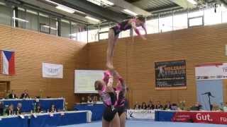 Hiller Stoll FreySander  TSGV Albershausen  Combined  Acro Cup Albershausen 2013 [upl. by Oremar394]