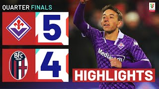 FIORENTINABOLOGNA 54 AP  HIGHLIGHTS  La Viola make history  Coppa Italia Frecciarossa 202324 [upl. by Alida]