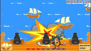 Miniclip Cannon Blast Flash Game Gameplay [upl. by Asselim]