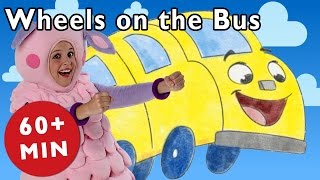 The Wheels on the Bus  More  Nursery Rhymes from Mother Goose Club [upl. by Kokaras135]