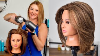 VOLUME BLOWOUT  SALON BLOW DRY TUTORIAL [upl. by Laekcim]