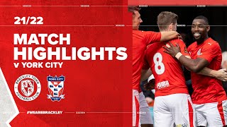 HIGHLIGHTS Brackley Town 1  0 York City  9th April 2022 [upl. by Roderick]