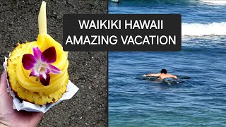 Oahu Hawaii ULTIMATE Vacation Vlog Waikiki Beach Honolulu Hawaii [upl. by Winola]