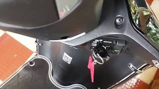 Honda Activa 125 handle locking malayalam video [upl. by Meeharb156]