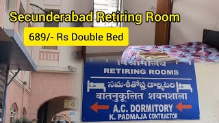 IRCTC Retiring Room Secunderabad Full Review 🔥 Hindi [upl. by Fifine]