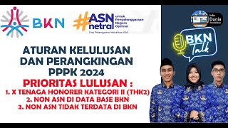 🔴ATURAN KELULUSAN DAN PERANGKINGAN ASN PPPK 2024 ‼️ [upl. by Oedama]