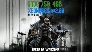 teste de warzone na gtx 750 4GB xeon 2689 260 [upl. by Trevar238]