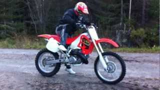 Honda CR 500 Sound Check Braaap [upl. by Helgeson]