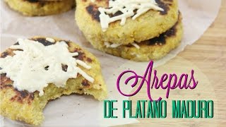 Arepas de Platano Maduro [upl. by Enneyehs]