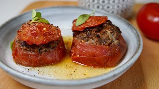 Tomates farcies de lété avec seulement 5 ingrédients recette facile [upl. by Erich813]