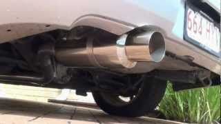 Subaru Impreza 04 RS  Exhaust system [upl. by Shara]