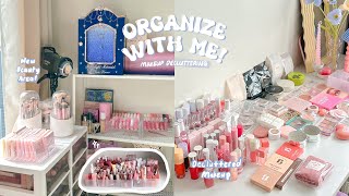 🎀🪞DOWNSIZING MY MAKEUP COLLECTION  Monthly Decluttering 🧺 [upl. by Reamonn184]