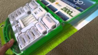 Latest Panasonic Eneloop Rechargeable NiMH Batteries 2100x Unboxing Japan 2016 [upl. by Richelle475]