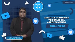 Aspectos contables y fiscales del arrendamiento financiero [upl. by Itsim]