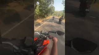 KTM Duke 200  YAMAHA FZ S V3  HONDA SHINE 125 ON RIDE rider lenged [upl. by Longan]