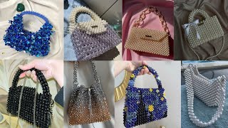 crystal bags design ideasbeaded bagsbeaded purse for girls [upl. by Hermy83]