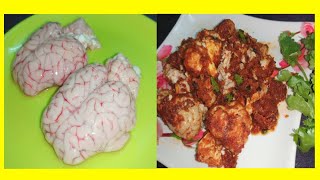 how to make goat brain 65Moolai frymoolai 65 in tamil [upl. by Enaitsirhc]