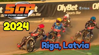 2024 Riga Latvia FIM Speedway Grand Prix World Championship [upl. by Oicnedurp]