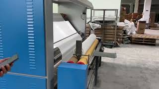 Inspection machine from roll to roll for tensionless fabric [upl. by Tenrag]