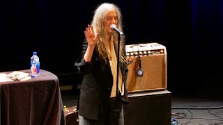 Patti Smith  111123  Ulster PAC Kingston NY  Complete show 4K [upl. by Naujek991]